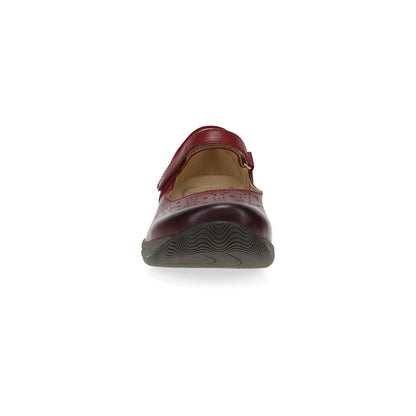 Dansko Smart Buy | Stacy Red Waxy Burnished