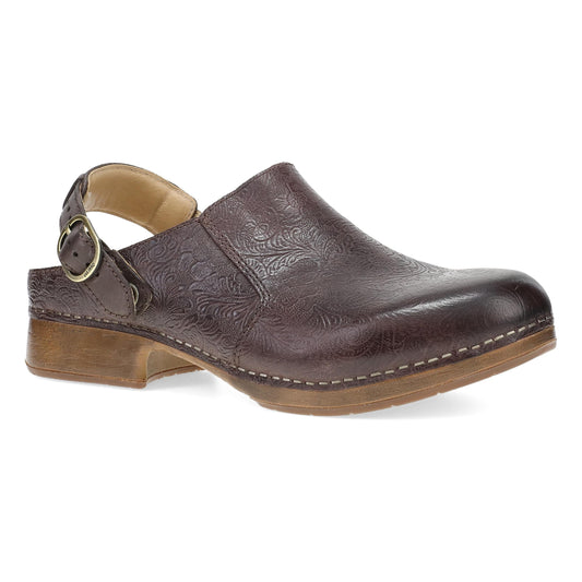 Dansko Exclusive | Millie Chocolate Tooled