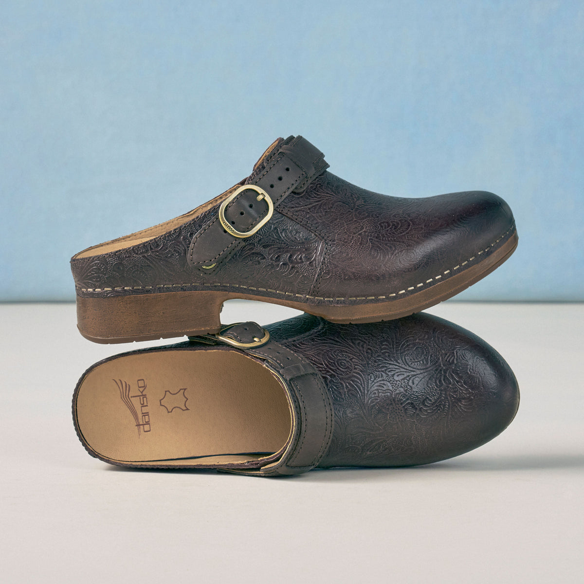 Dansko Exclusive | Millie Chocolate Tooled
