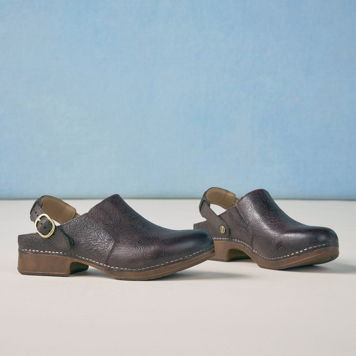 Dansko Exclusive | Millie Chocolate Tooled