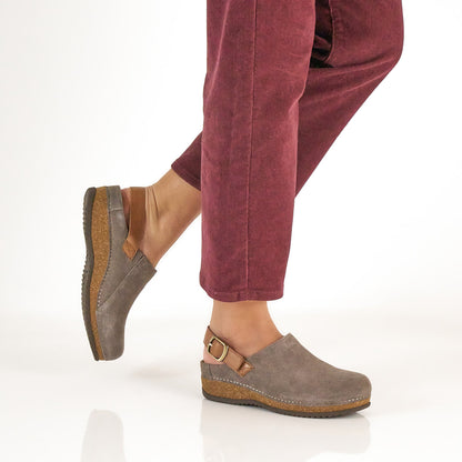 Dansko Great Value | Merrin Stone Embossed Suede