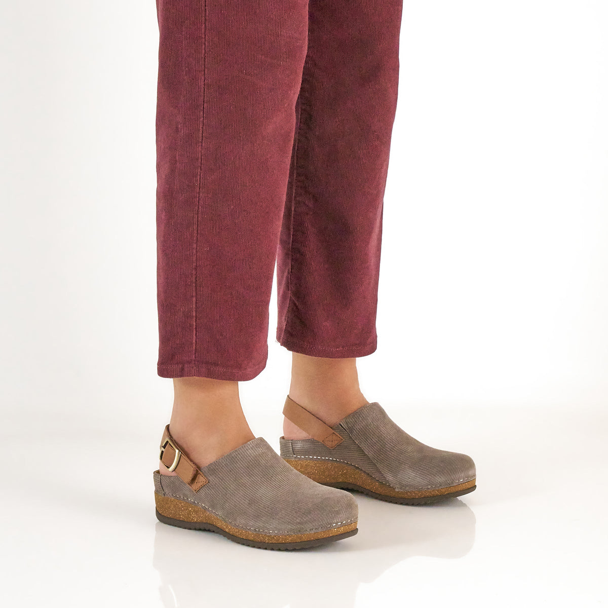 Dansko Great Value | Merrin Stone Embossed Suede
