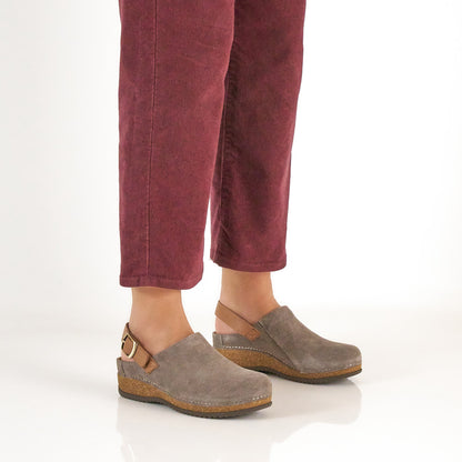 Dansko Great Value | Merrin Stone Embossed Suede