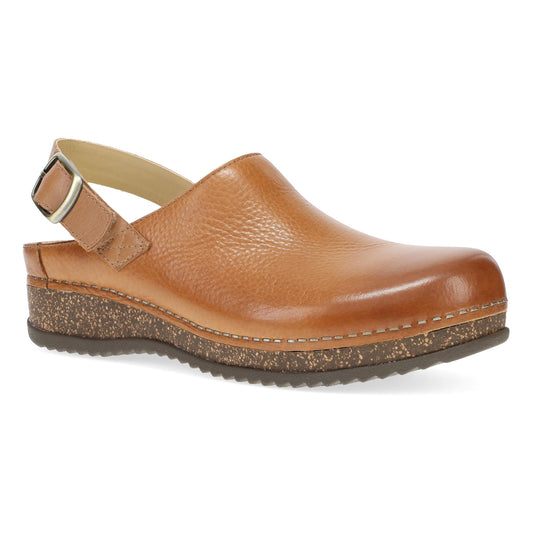 Dansko Popular | Merrin Tan Waxy Milled