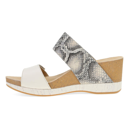 Dansko Premium | Shannon Snake/Ivory Leather