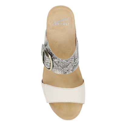 Dansko Premium | Shannon Snake/Ivory Leather