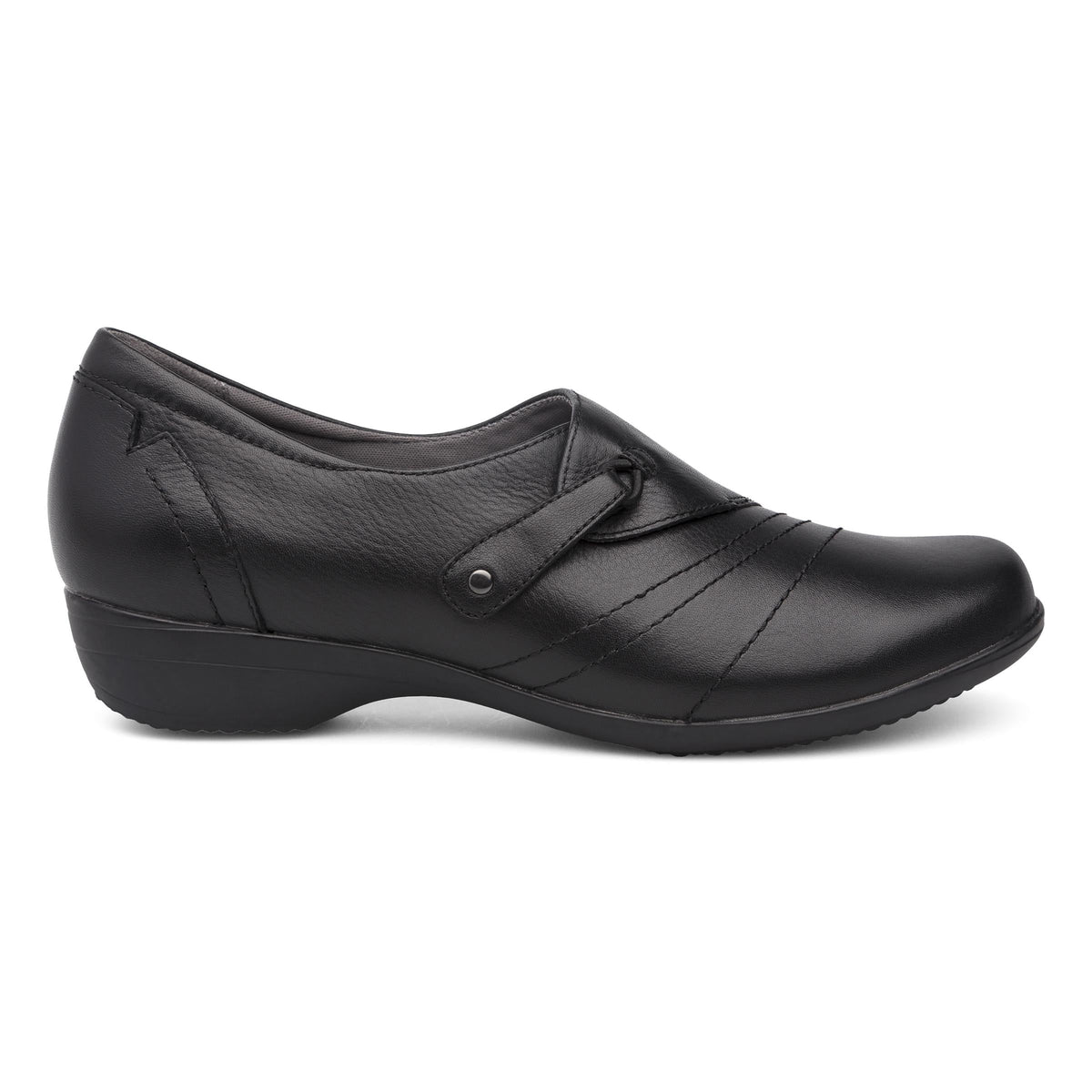 Dansko Deals | Franny Wide Black Leather