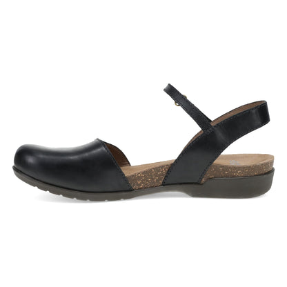 Dansko Hot Sale | Rowan Wide Black Waxy Burnished