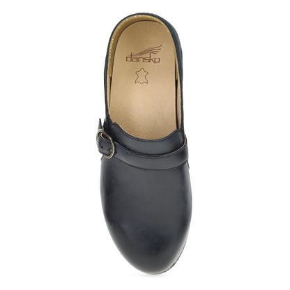 Dansko Latest | Margaret Black Burnished Calf