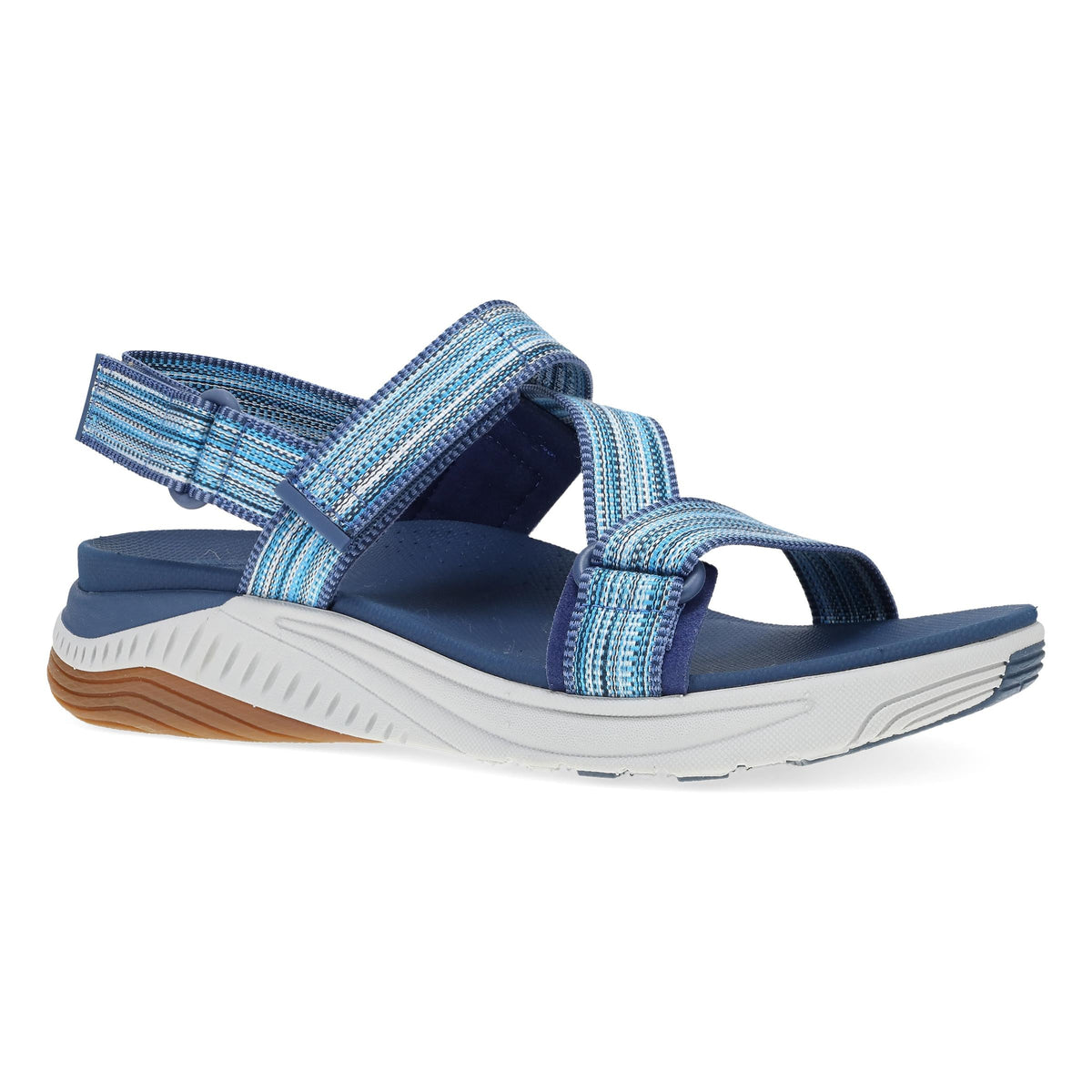 Dansko Best Seller | Rayna Blue Multi Webbing