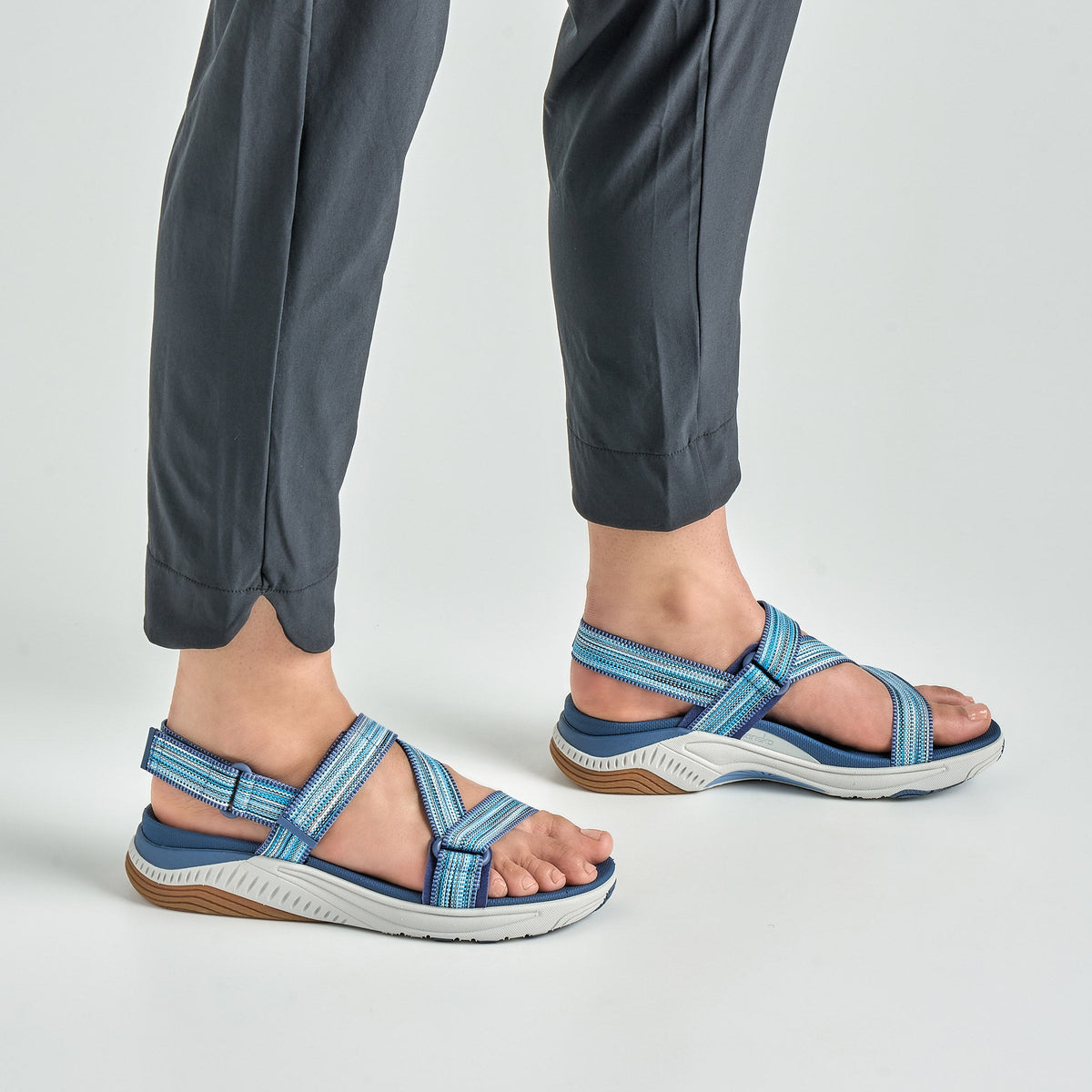 Dansko Best Seller | Rayna Blue Multi Webbing