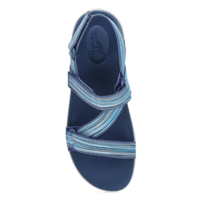 Dansko Best Seller | Rayna Blue Multi Webbing
