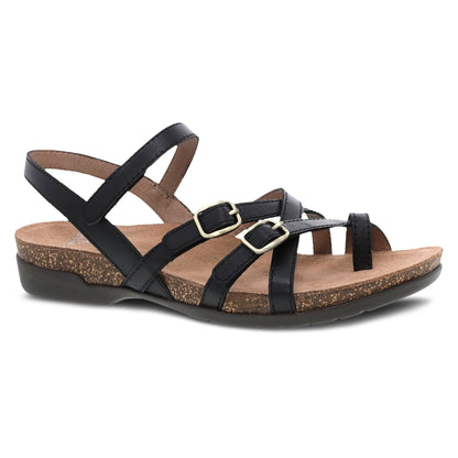 Dansko Recommended | Roslyn Black Waxy Burnished