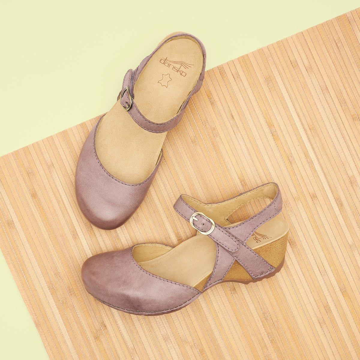 Dansko Popular | Tiffani Dusty Lilac Leather