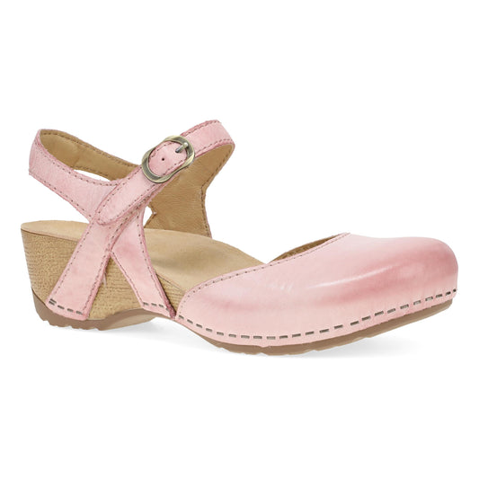 Dansko Deals | Tiffani Pink Milled Burnished
