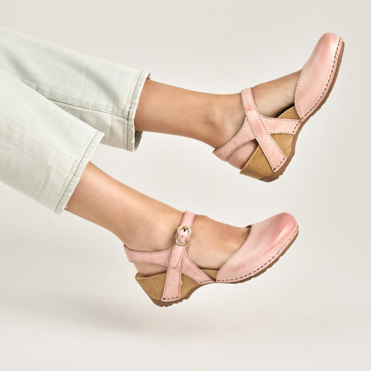 Dansko Deals | Tiffani Pink Milled Burnished