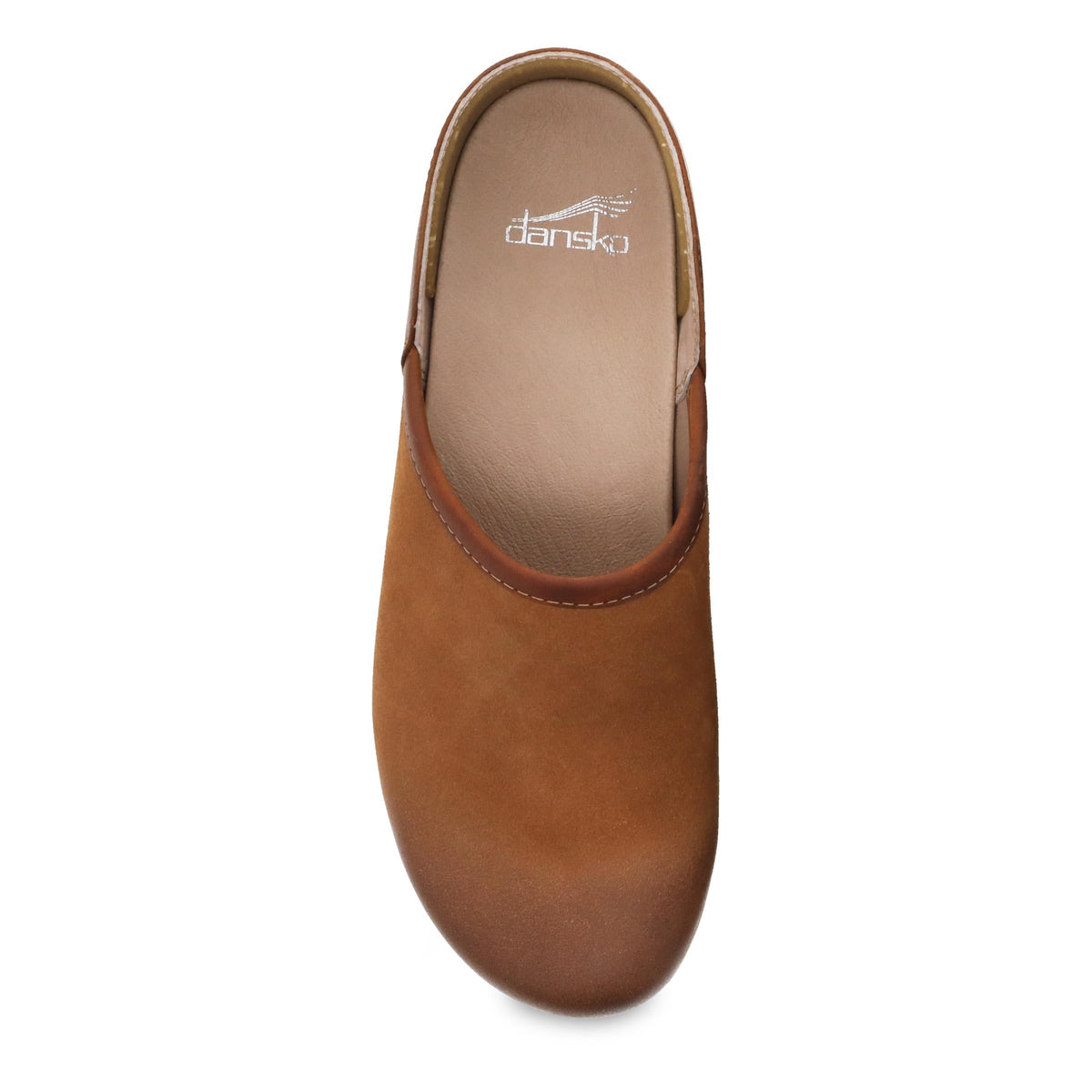 Dansko Featured | Brenna Tan Burnished Suede
