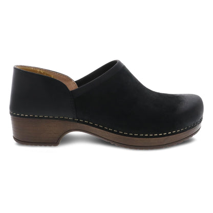 Dansko Best Price | Brenna Black Burnished Suede