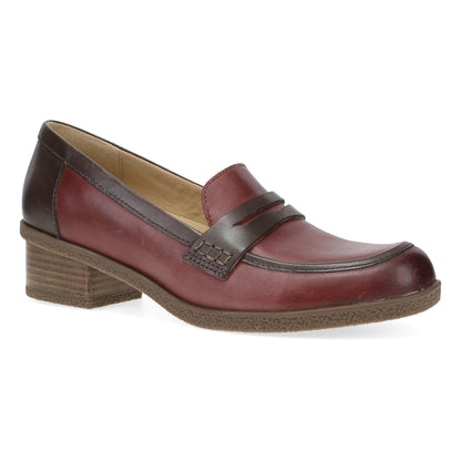 Dansko Deals | Danica Plum/Chocolate Waterproof Burnished