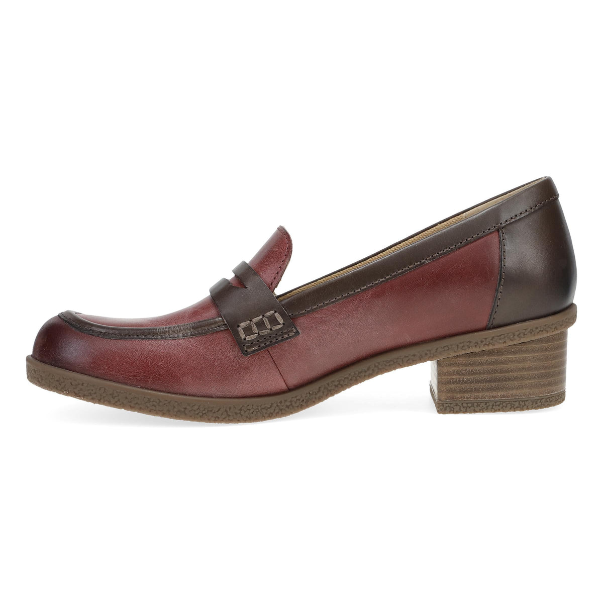 Dansko Deals | Danica Plum/Chocolate Waterproof Burnished