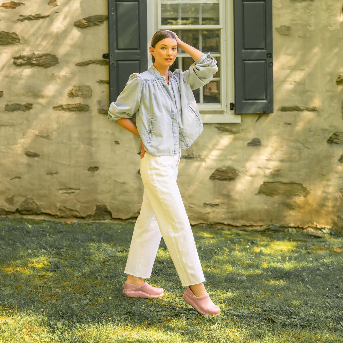Dansko Exclusive | Platform Pro Coral Leather
