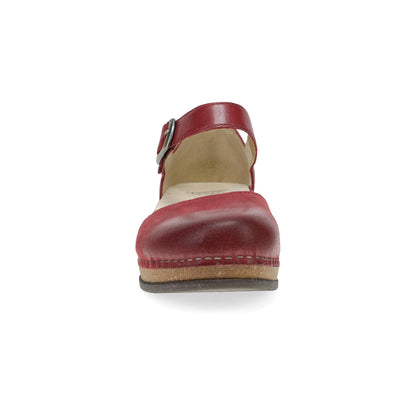 Dansko New | Mae Red Burnished Suede