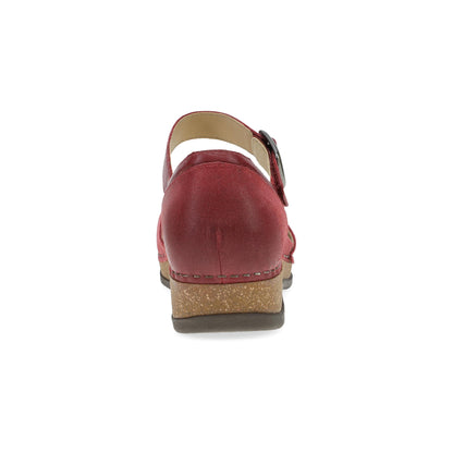 Dansko New | Mae Red Burnished Suede